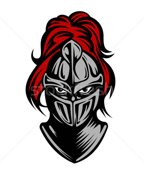 483x600 Medieval Dark Knight Vector Illustration Anzhela Buch