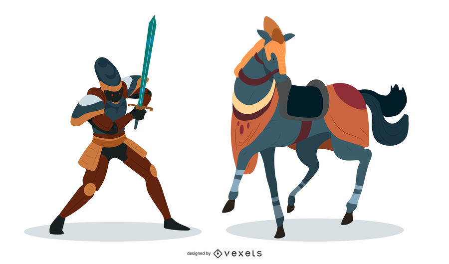 900x529 Fantasy Character Knight Vector