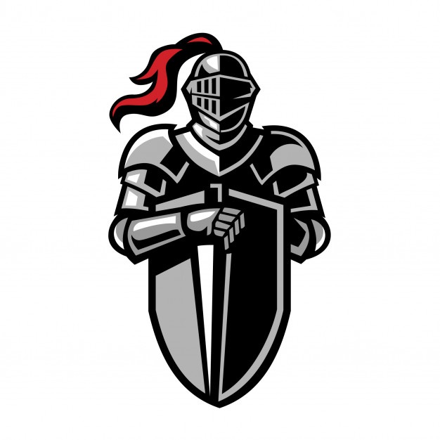 Knights Badge Logo Design Vector Premium Download 626x626 Knights Badge Logo Design Vector Premium Download