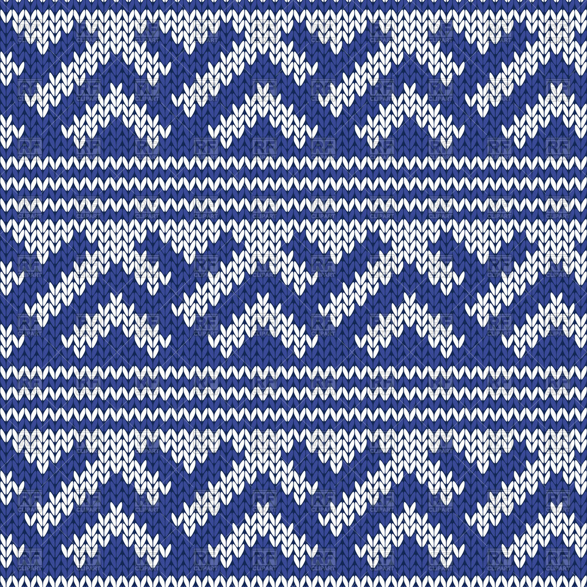 1200x1200 Ornamental Seamless Knitted Pattern Vector Image Of Backgrounds