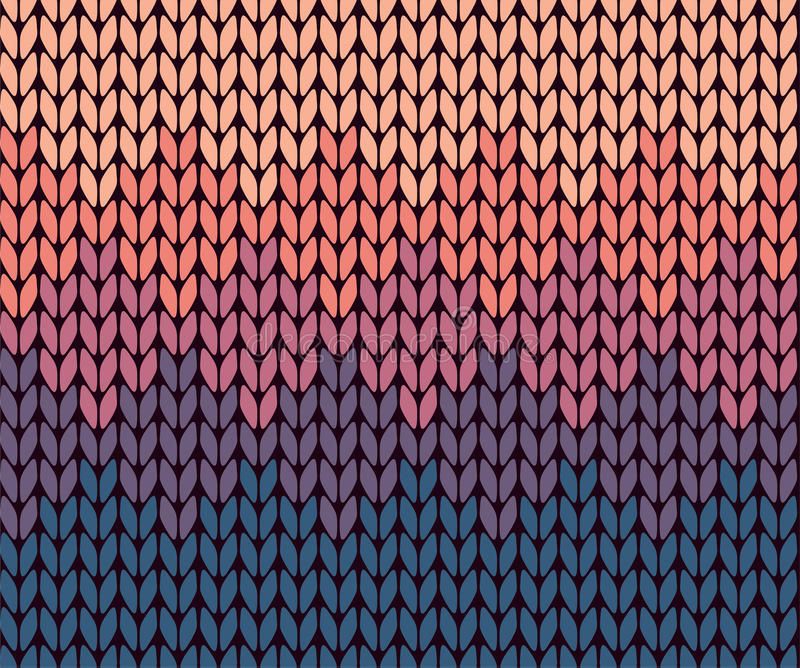 800x668 Photo About Seamless Gradient Knitted Pattern, Vector Illustration