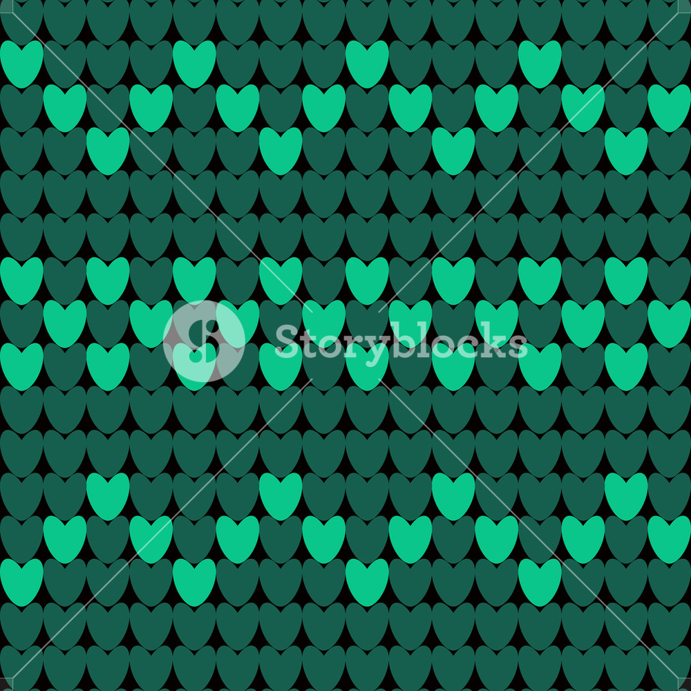 1000x1000 Knitted Green Pattern Realistic Knit Texture Vector Seamless