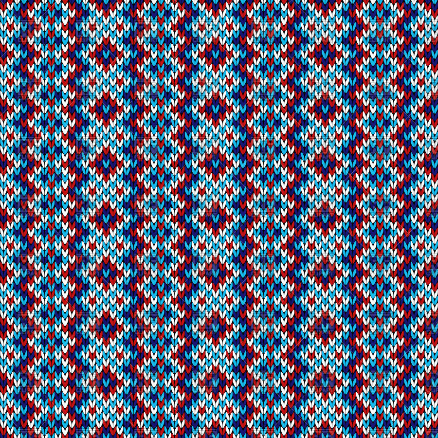 900x900 Knitting Seamless Pattern As Fabric Texture Vector Image