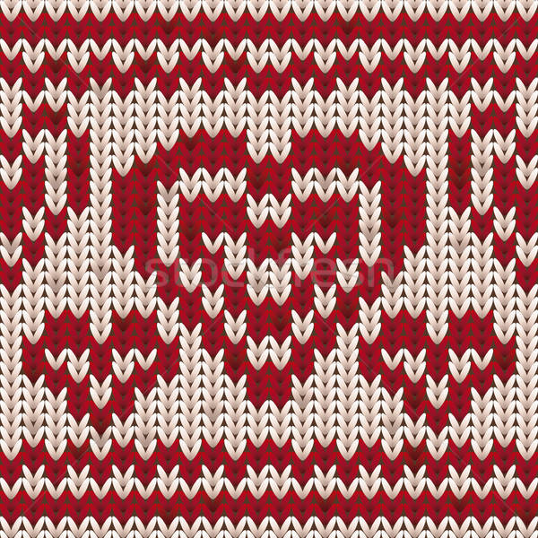 600x600 St Valentines Day Knitted Heart Seamless Pattern Knit Texture