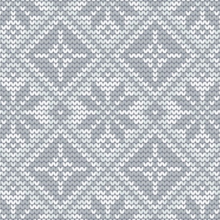 450x450 Seamless Knit Pattern, Knitted Texture Seamless Snowflake Knit