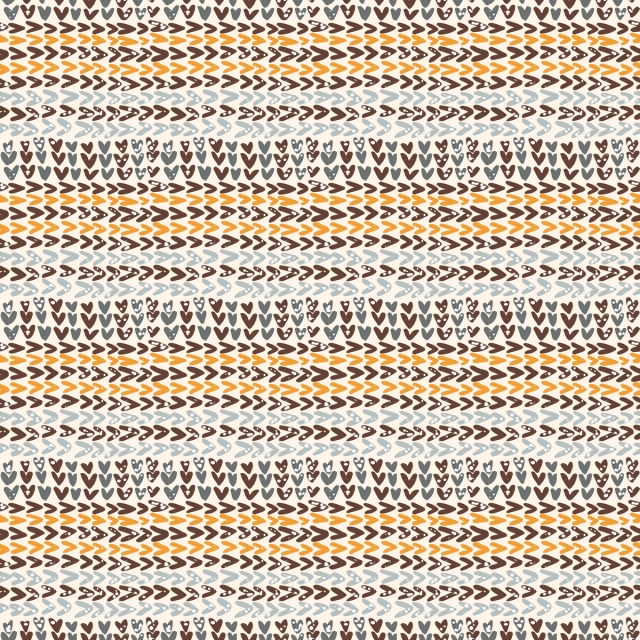 640x640 Knitted Texture In The Brown Color Scheme, Vector Seamless Pattern