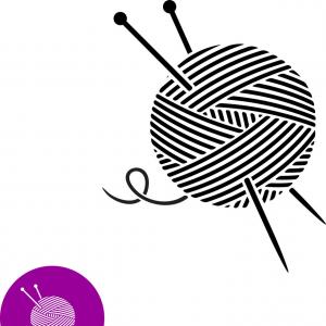 300x300 Photostock Vector Sewing Ball Of Yarn Knitting Needles Vector Line