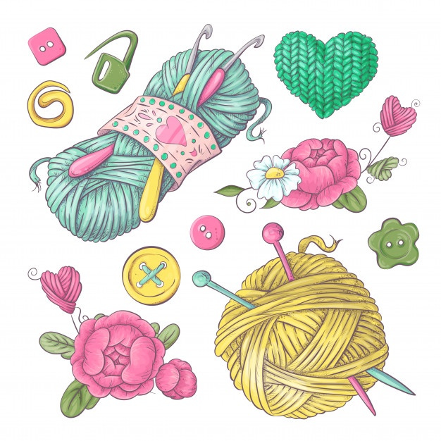 Knitting Vectors, Photos And Free Download 626x626 Knitting Vectors, Photos And Free Download