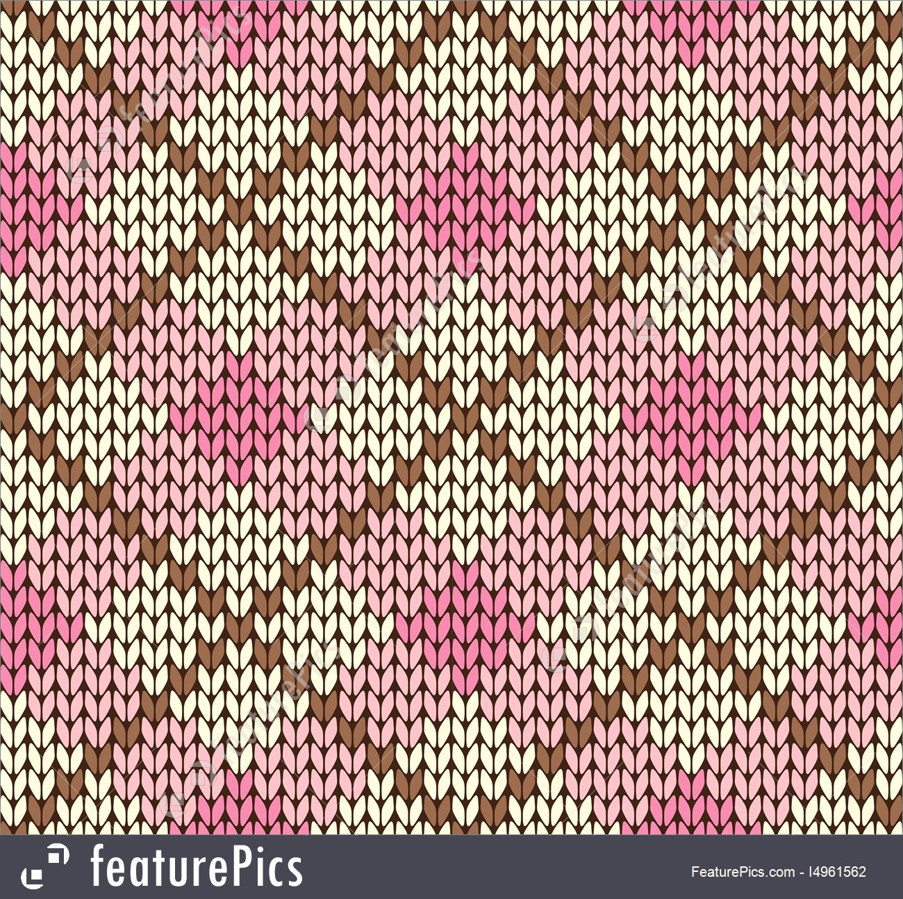 Seamless Knitting Vector Pattern 1300x1294 Seamless Knitting Vector Pattern