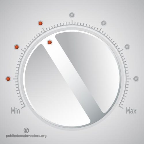 500x500 Knob Vector Image