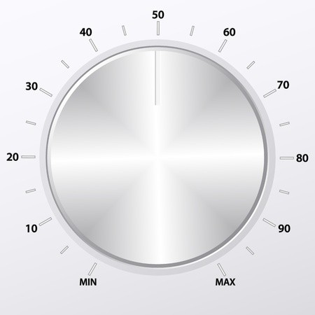 450x450 Metal Volume Knob Vector Illustration Royalty Free Vector Graphics