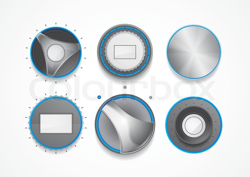 800x568 Vector Volume Switch Knob Stock Vector Colourbox
