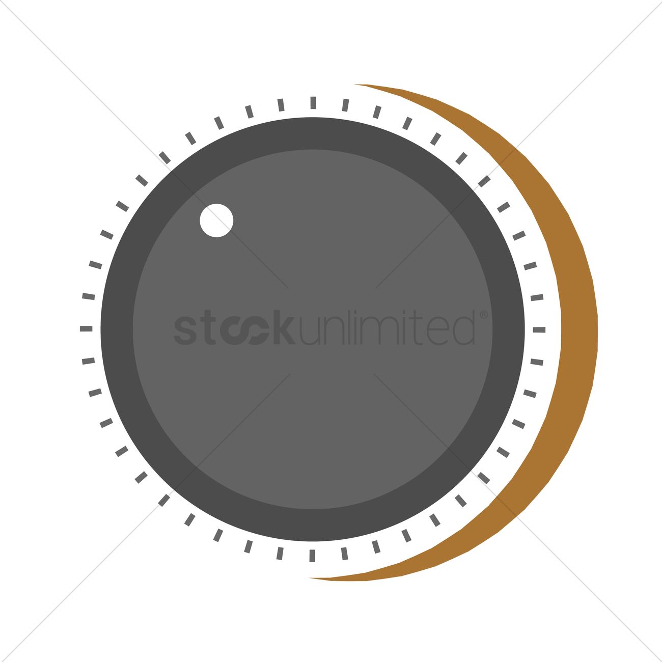 1300x1300 Volume Knob Vector Image