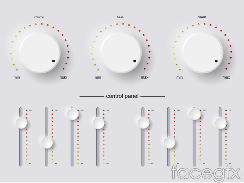 800x601 Beautiful White Knob Vector Free Vectors Vector Free, Buttons