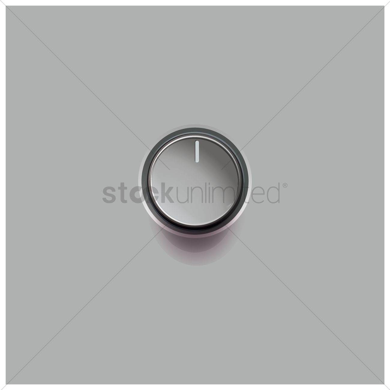 1300x1300 Volume Knob Vector Image