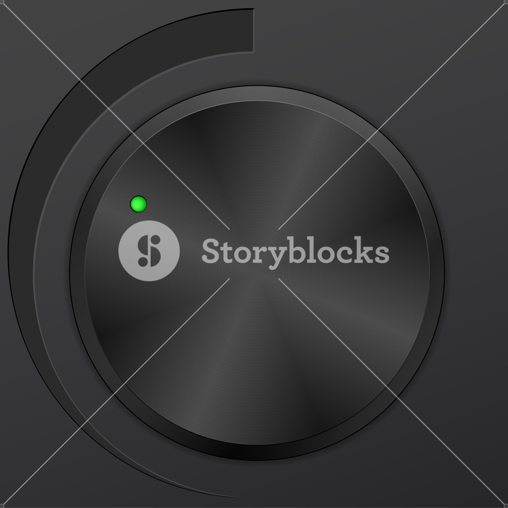 1000x1000 Control Volume Knob Vector Illustration Royalty Free Stock Image
