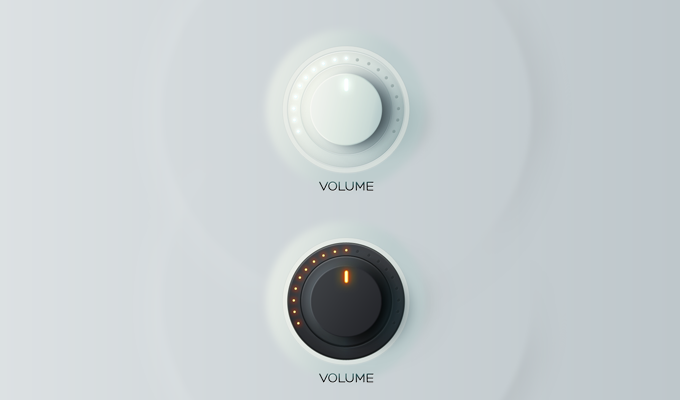 680x400 Free Volume Knob Files, Vectors Graphics