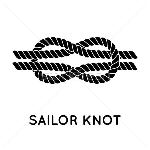 600x600 Sailor Rope Knot Vector Illustration Pakete