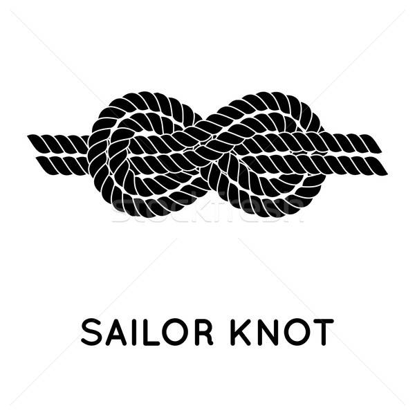 600x600 Sailor Rope Knot Vector Illustration Pakete