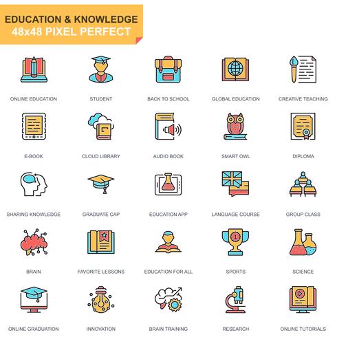 490x490 Education And Knowledge Icon Set