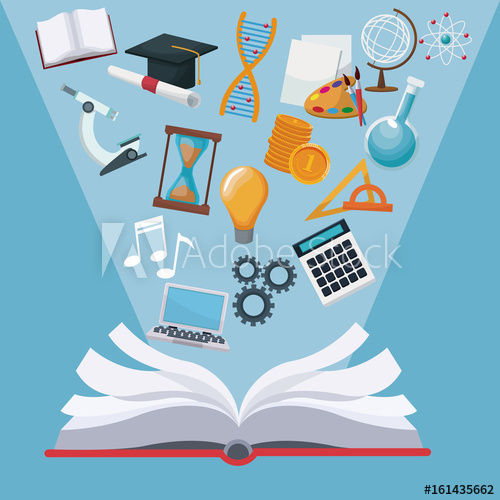 Color Background Open Book With Light Halo Icons Academic 500x500 Color Background Open Book With Light Halo Icons Academic