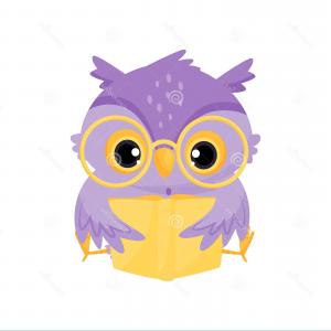 Cute Purple Wise Owl Bird Reading Book School Education Knowledge 300x300 Cute Purple Wise Owl Bird Reading Book School Education Knowledge