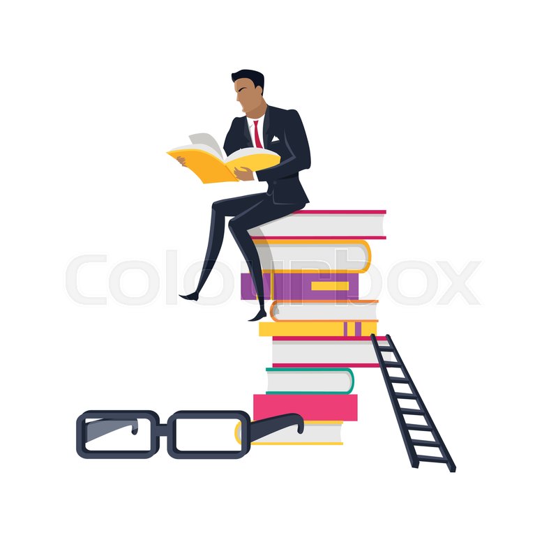 Getting On Top Of Knowledge Vector Stock Vector Colourbox 800x800 Getting On Top Of Knowledge Vector Stock Vector Colourbox