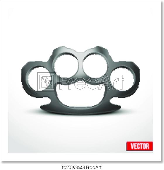 Free Art Print Of Metal Brassknuckles Vector Illustration Metal 561x581 Free Art Print Of Metal Brassknuckles Vector Illustration Metal