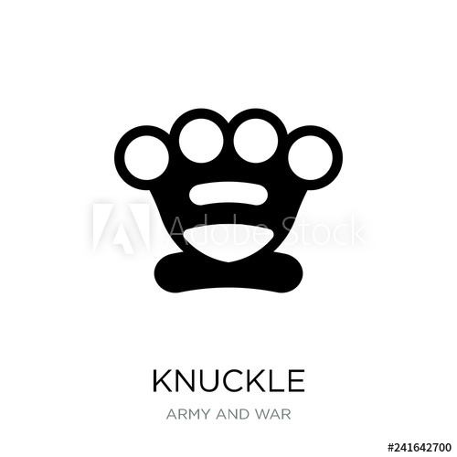 Knuckle Icon Vector On White Background, Knuckle Trendy Filled I 500x500 Knuckle Icon Vector On White Background, Knuckle Trendy Filled I