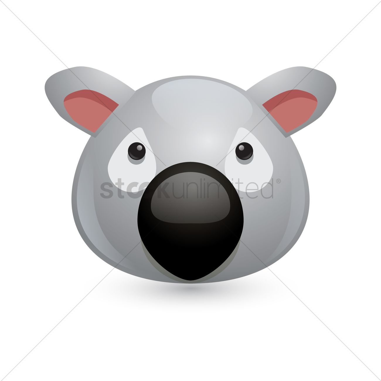1300x1300 Koala Bear Vector Image