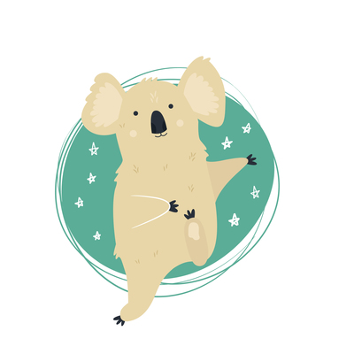 400x400 Koala On Curated Vector Illustrations, Stock Royalty Free Images