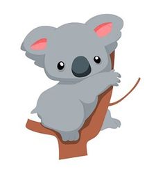 238x250 Koala Vector Drawing Baby Koala, Koala Illustration, Bear Drawing
