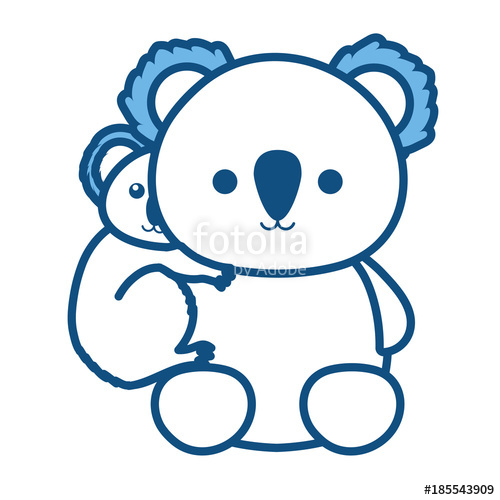 500x500 Koala Vector Illustration Stock Image And Royalty Free Vector
