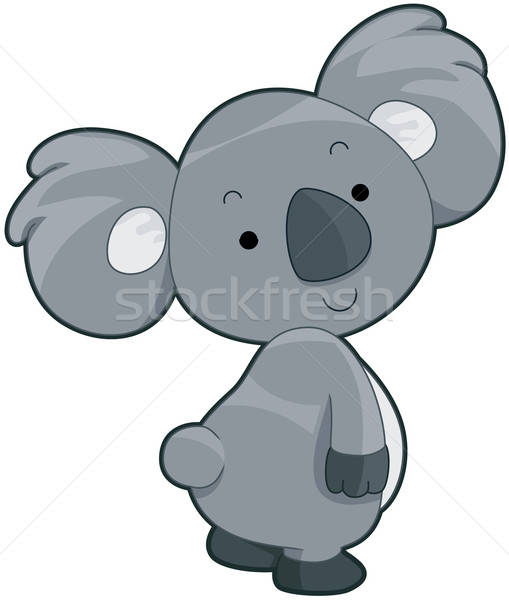 509x600 Cute Koala Vector Illustration Lenm