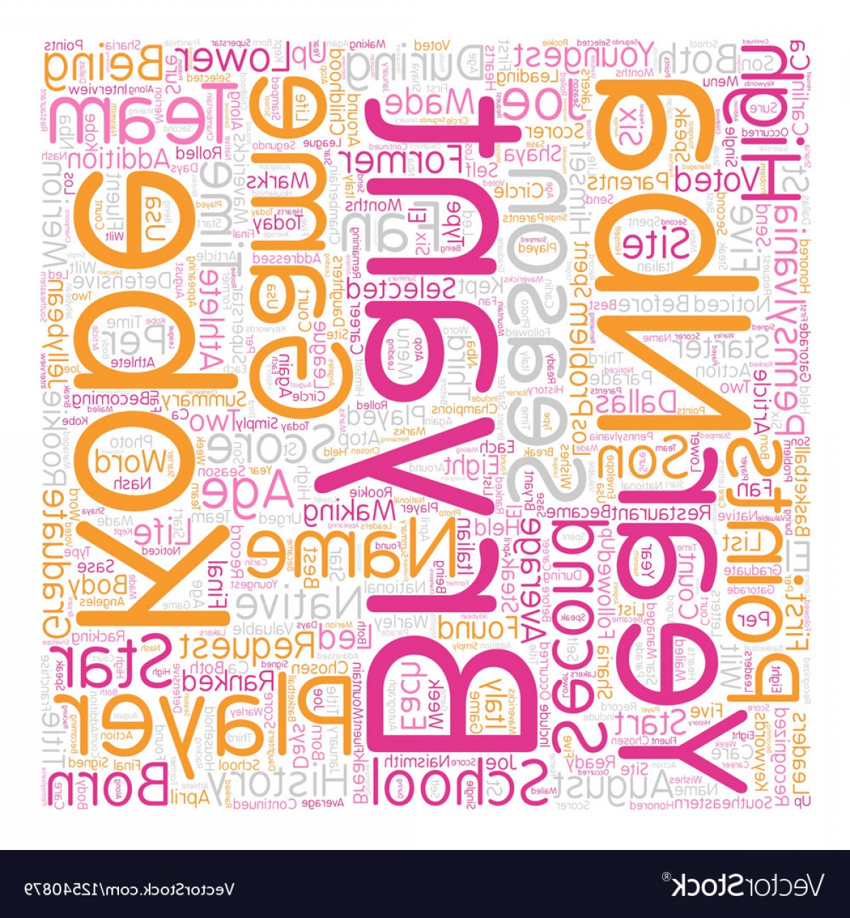 1200x1296 Kobe Bryant Nba Superstar Text Background Vector Catchsplace