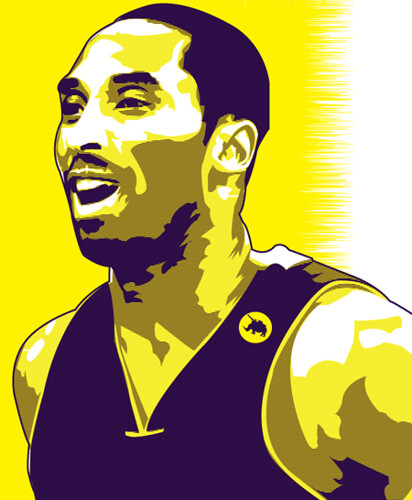 412x500 Kobe Bryant Vector Netbutton