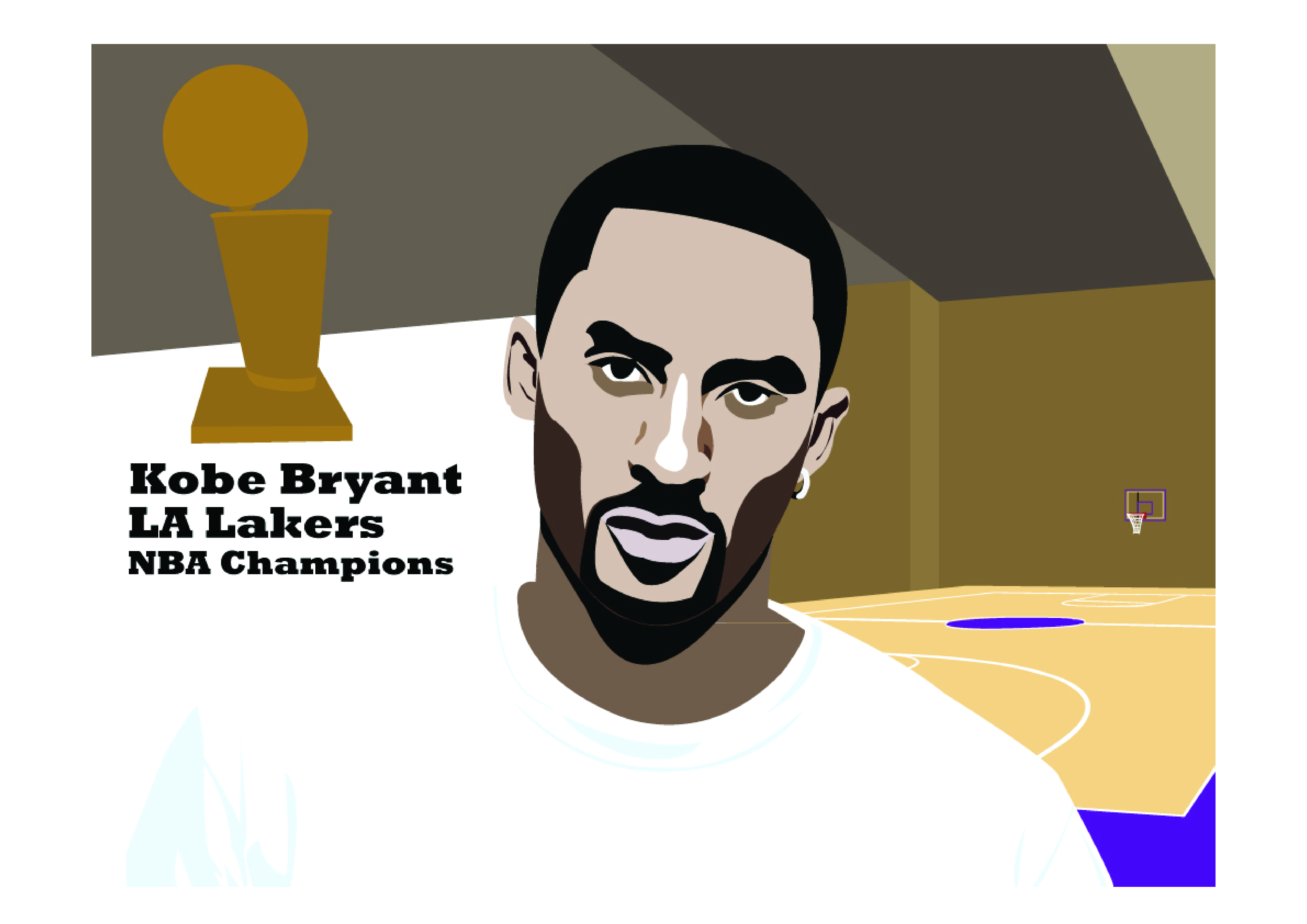 4961x3508 Kobe Bryant Vector Image France