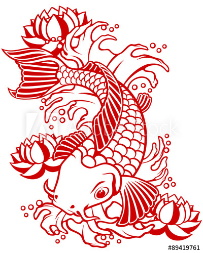 Koi Fish Vector at Vectorified.com | Collection of Koi Fish Vector free ...