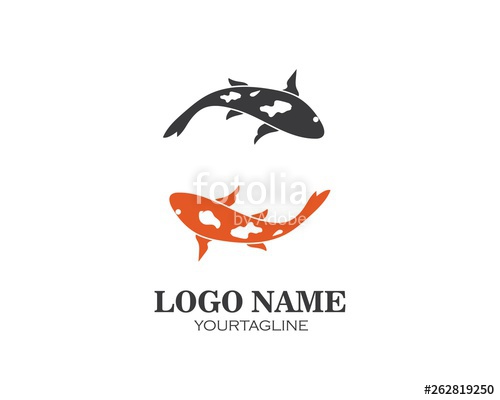 Koi Fish Logo Vector Stock Image And Royalty Free Vector 500x400 Koi Fish Logo Vector Stock Image And Royalty Free Vector