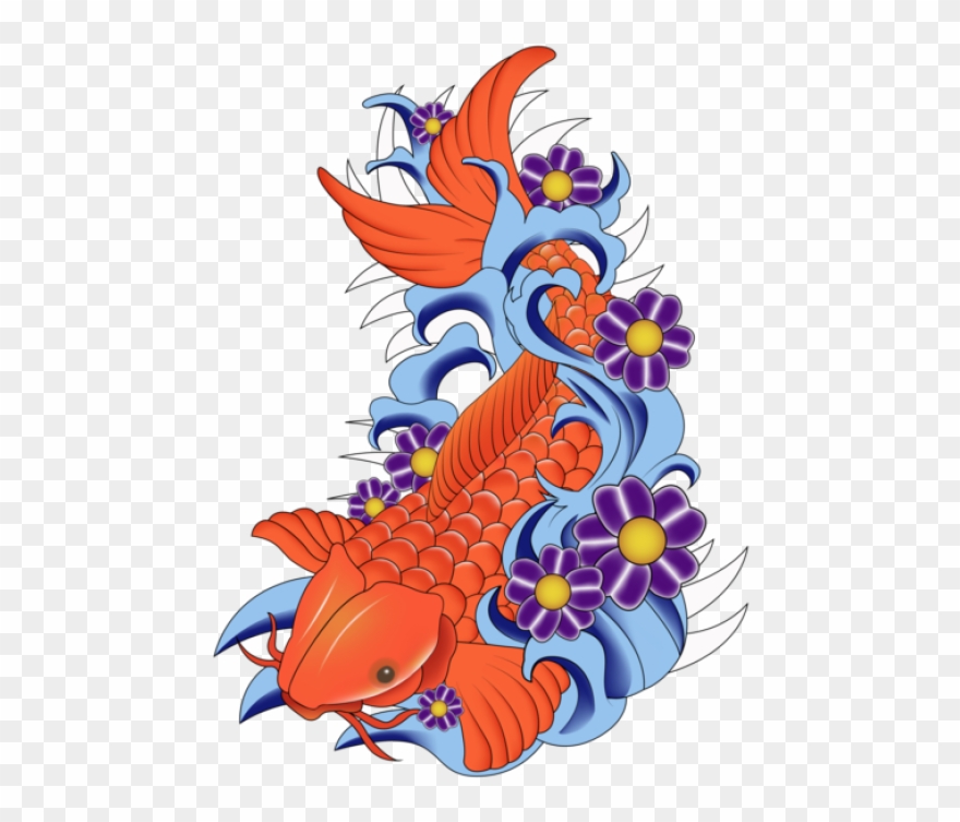 Clip Art Koi Vector 880x753 Clip Art Koi Vector