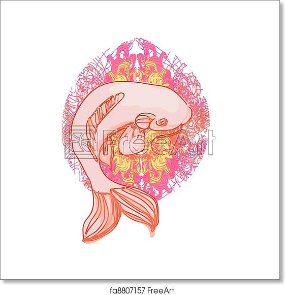Free Art Print Of Japanese Koi Vector Background Freeart 561x581 Free Art Print Of Japanese Koi Vector Background Freeart