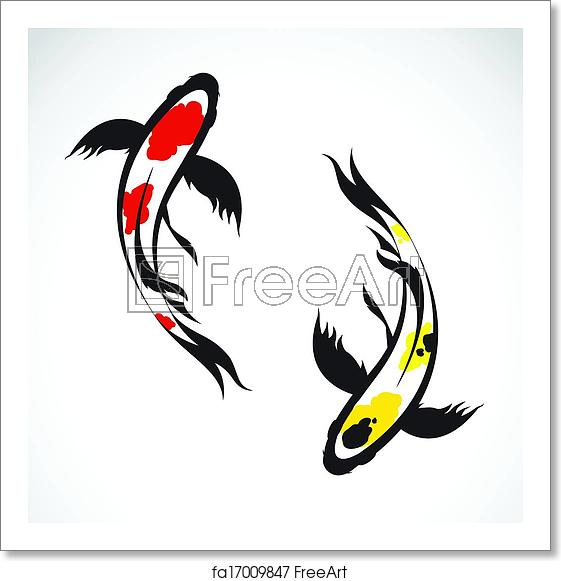 Free Art Print Of Vector Image Of An Carp Koi Vector Image 561x581 Free Art Print Of Vector Image Of An Carp Koi Vector Image