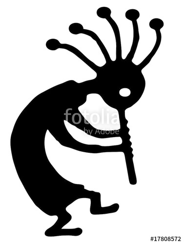 377x500 Kokopelli Vector Stock Image And Royalty Free Vector