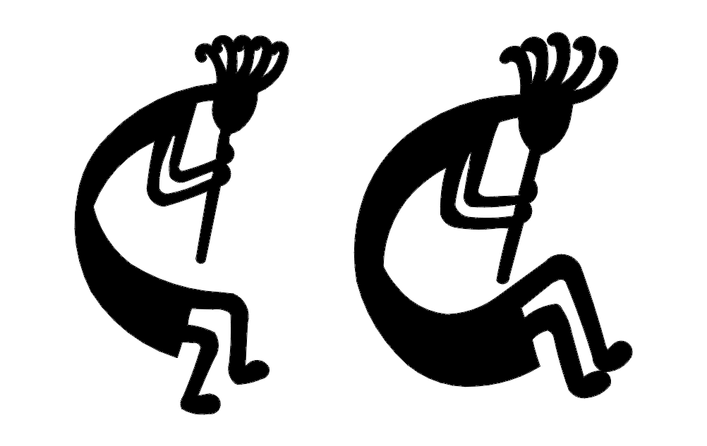 1002x633 Kokopelli Graphic Design Vector