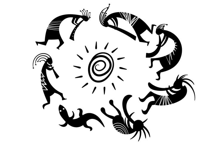 700x490 Free Kokopelli Symbol Vector