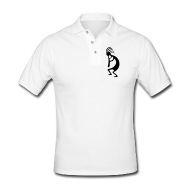 190x190 Kokopelli Vector Men's Polo Shirt Spreadshirt