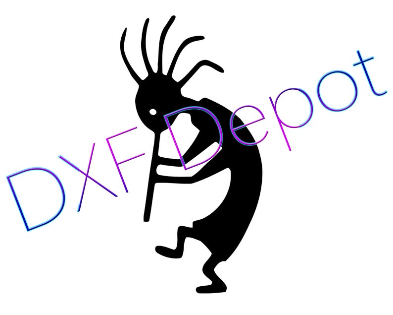 794x635 Kokopelli Fertility God Dxf Vector Art Clip Art Png Etsy