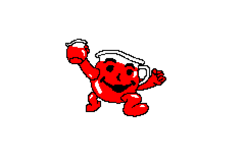 960x640 Kool Aid Man Pixel Art Free Image