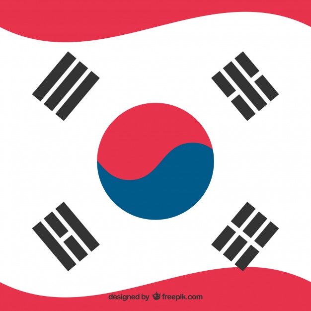 626x626 South Korea Flag Vector Free Download