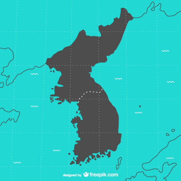 626x626 Korea Map Vector Vector Free Download